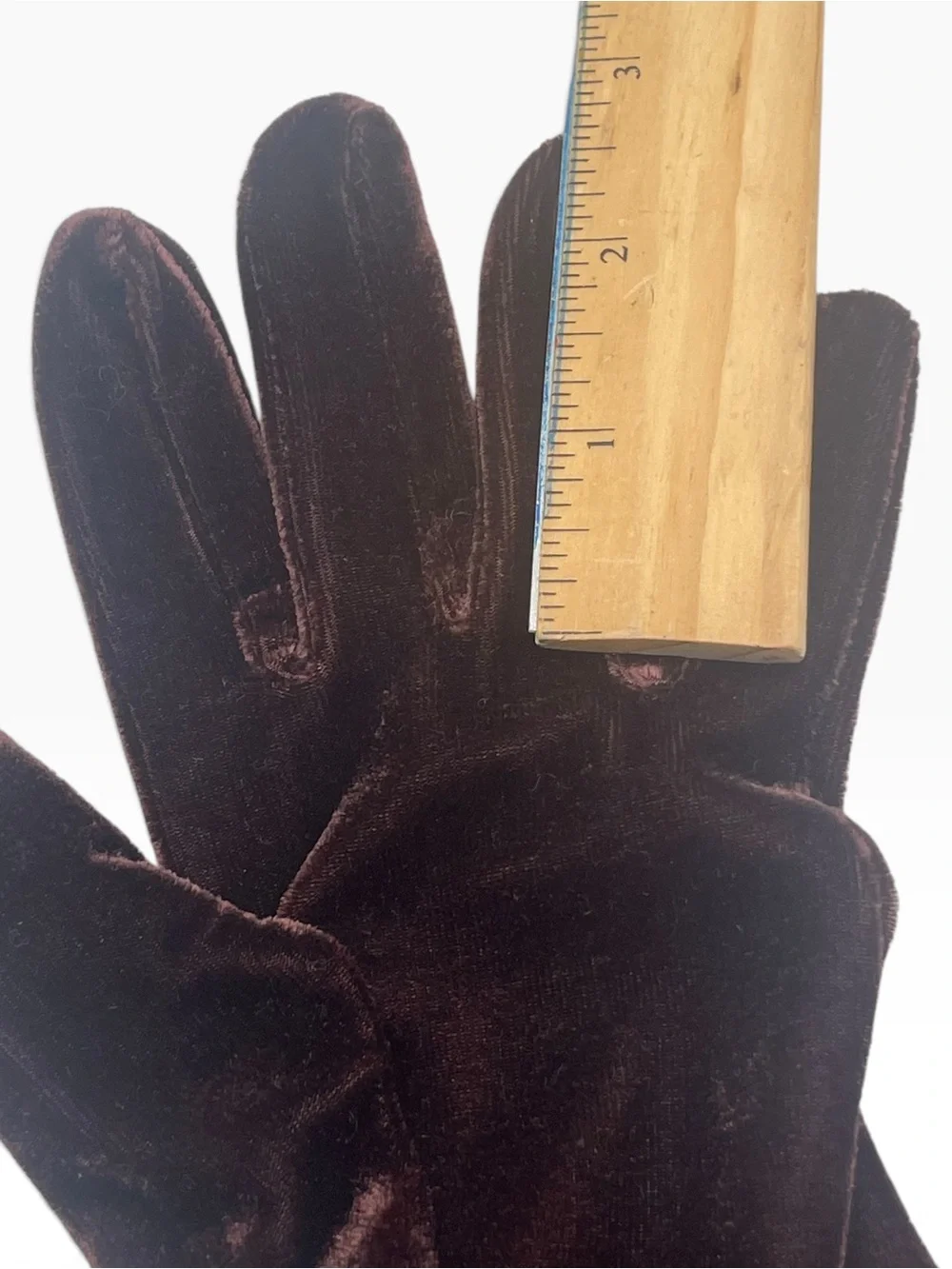 Vintage Toucan Collection NY Velvet Gloves Faux Fur Cuffs Burgundy Maroon OS